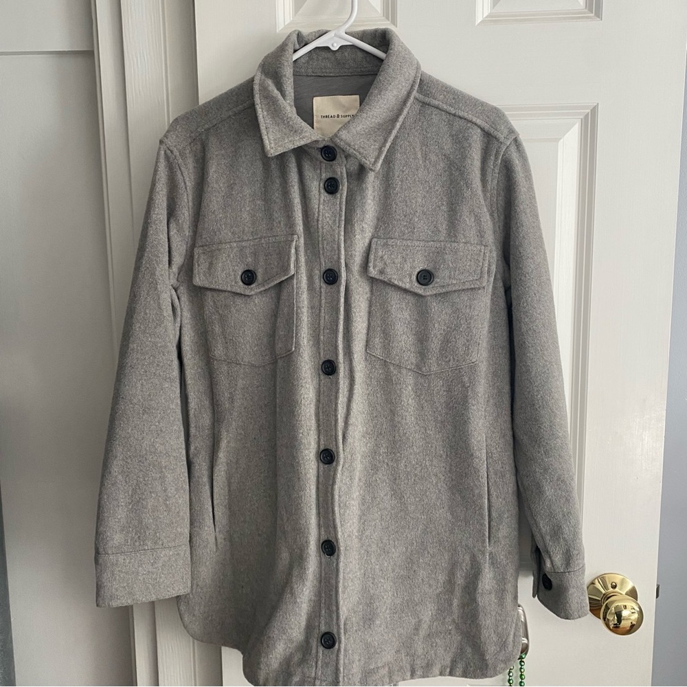 Gray Shacket - image 1